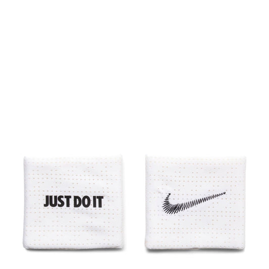 Nike Odds & Ends WHITE/BLACK [101] / O/S NIKE MENS WRISTBANDS 2 PACK TERRY