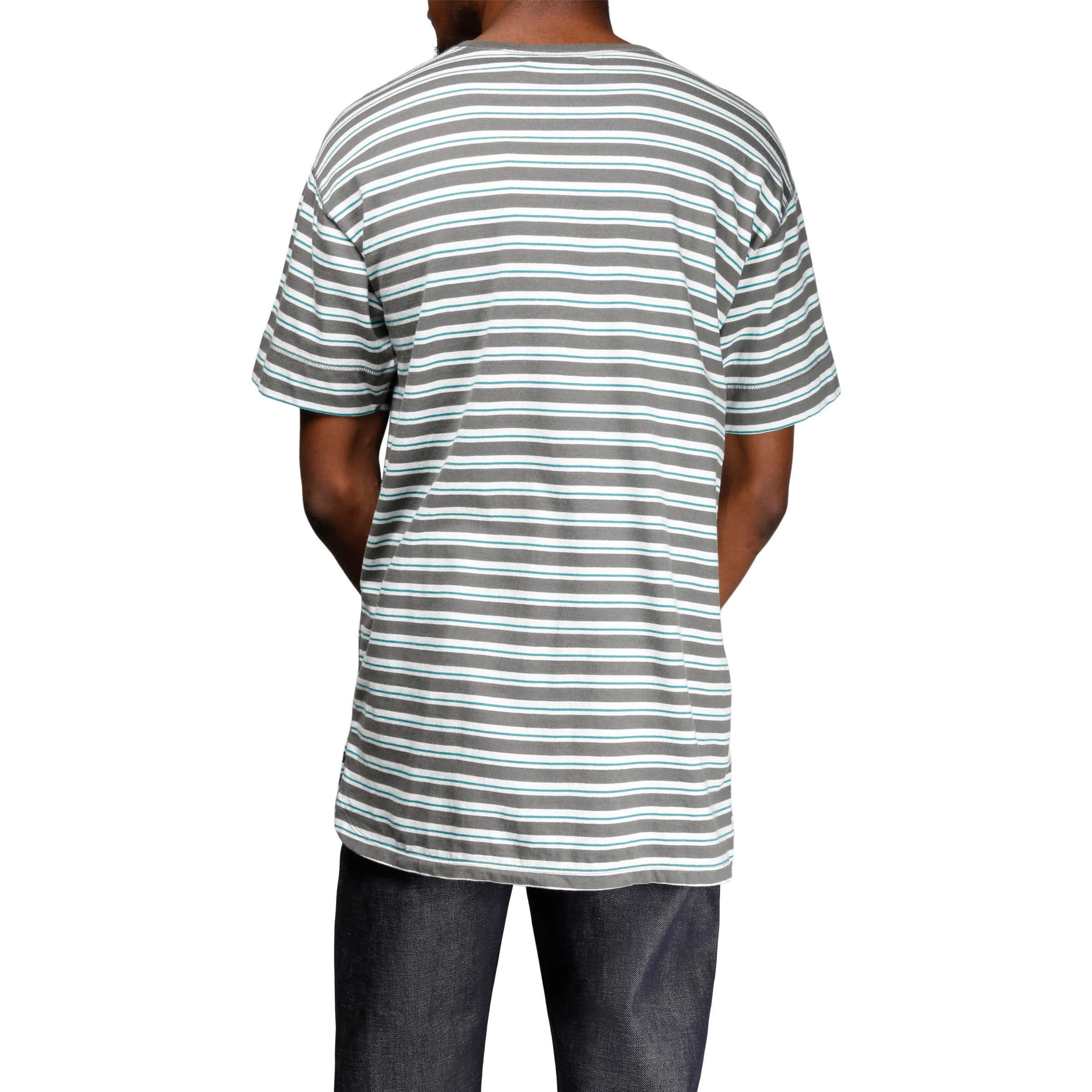 DWELLER HENLEY S/S TEE COTTON JERSEY Grey – Bodega