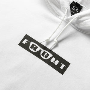 X FRAGMENT HOODIE WHITE | Bodega