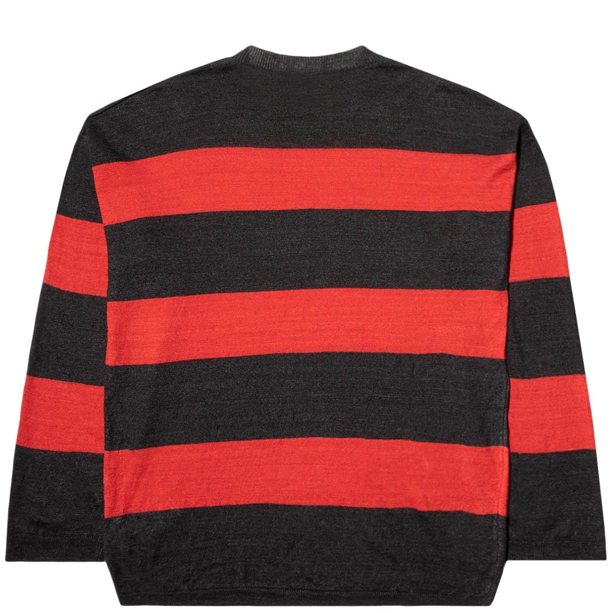 Our Legacy Knitwear RED/BROWN STRIPE MOTH / L POPOVER DROP KNIT