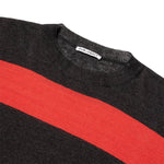Load image into Gallery viewer, Our Legacy Knitwear RED/BROWN STRIPE MOTH / L POPOVER DROP KNIT
