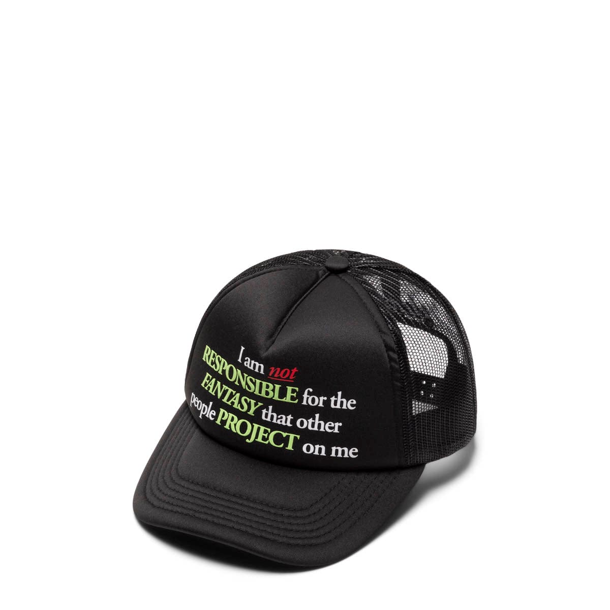 Pleasures Headwear BLACK / O/S RESPONSIBLE TRUCKER HAT