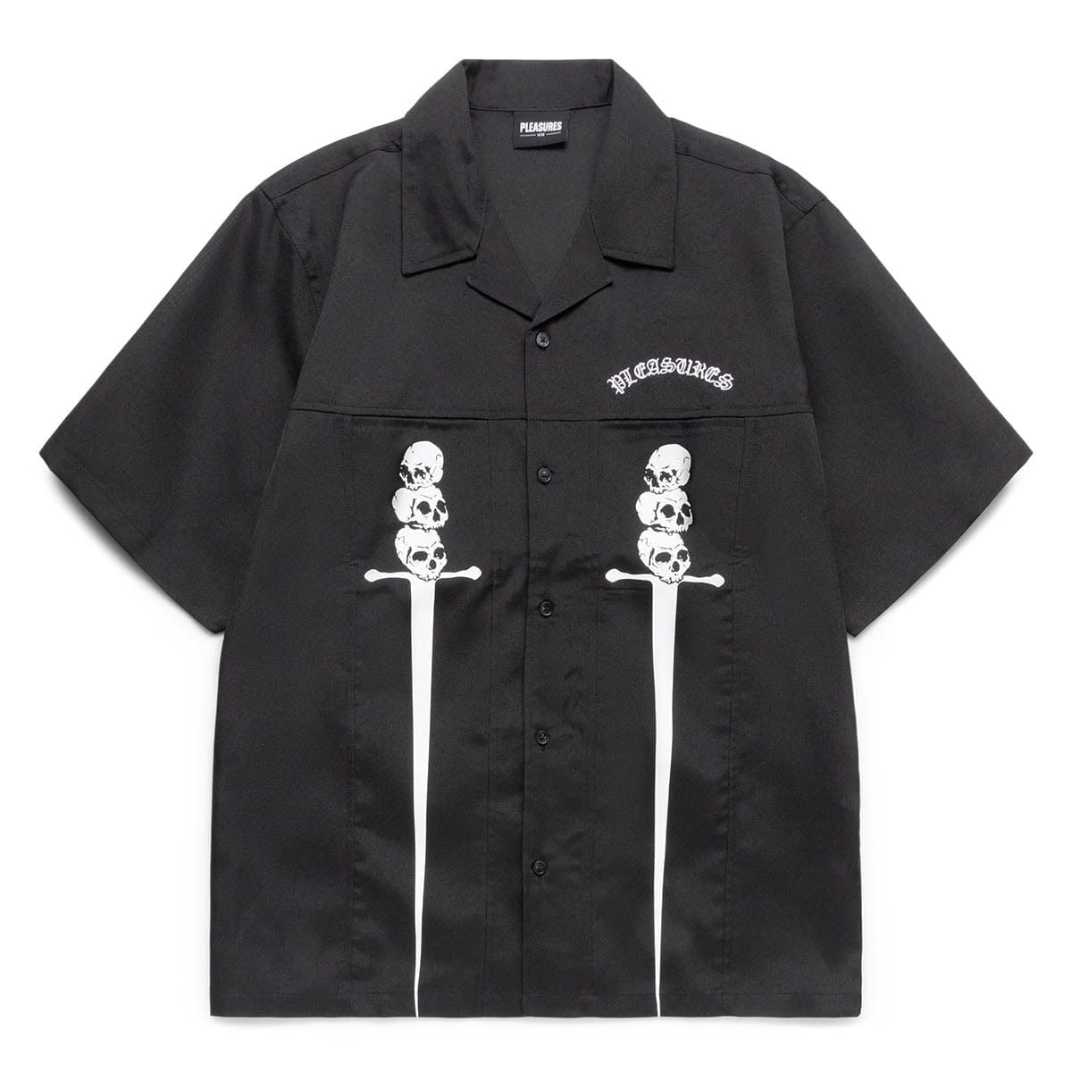 Pleasures Shirts LUSTER CAMP COLLAR BUTTON DOWN