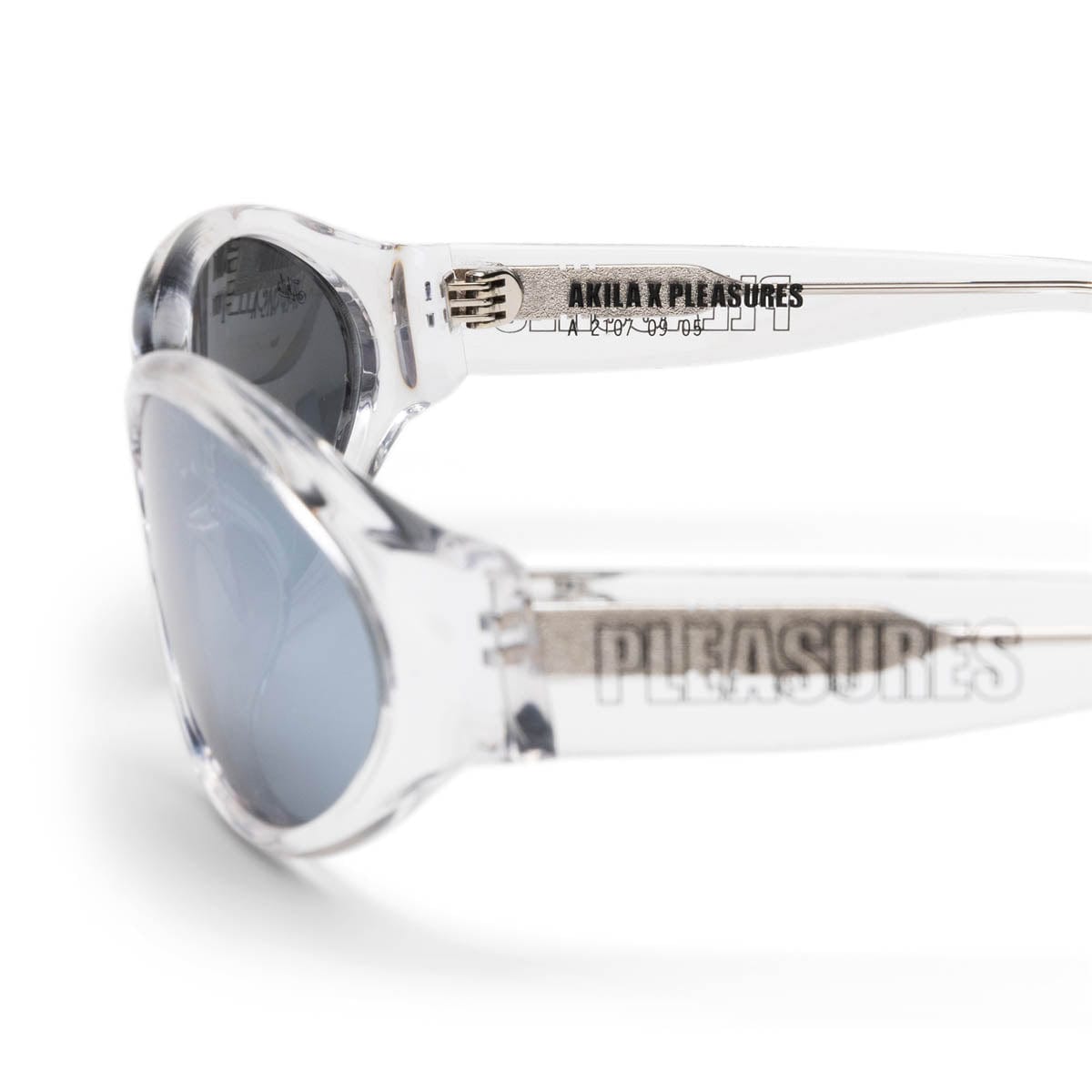 Pleasures Eyewear CLEAR / O/S REFLEX SUNGLASSES