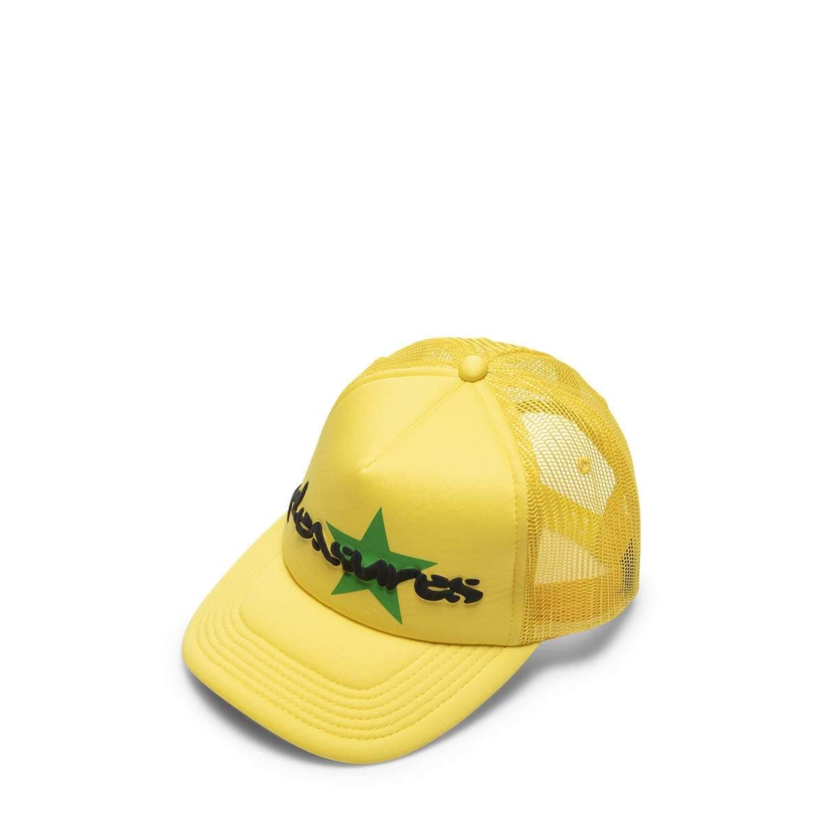 Pleasures Headwear YELLOW / O/S VIBRATION MESH TRUCKER CAP