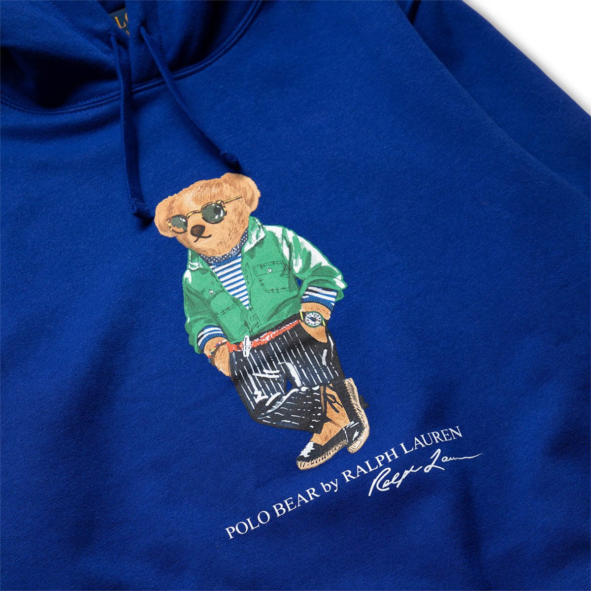 Polo ralph lauren bear pullover hoodie hot sale