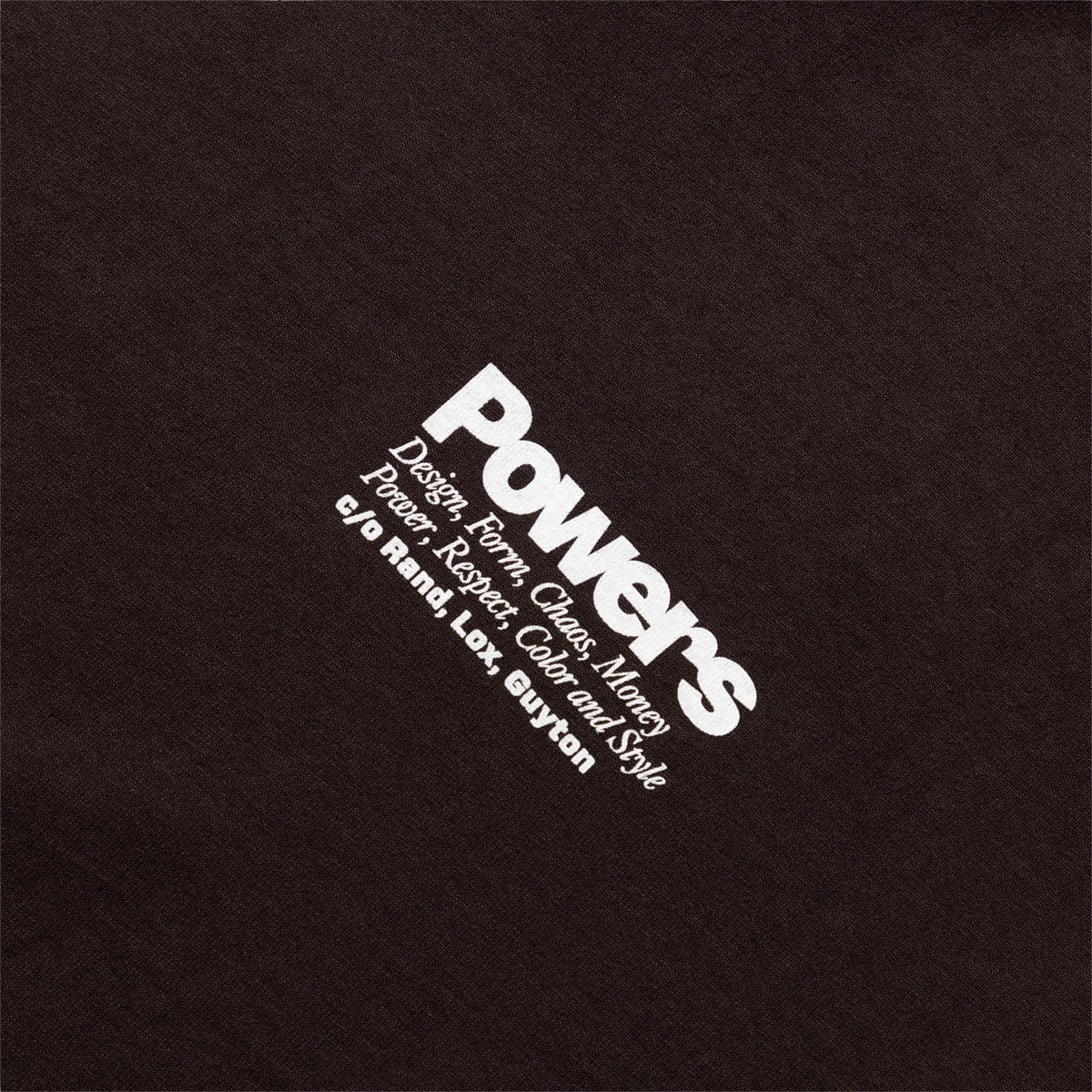 POWERS T-Shirts MONEY POWER RESPECT SS TEE