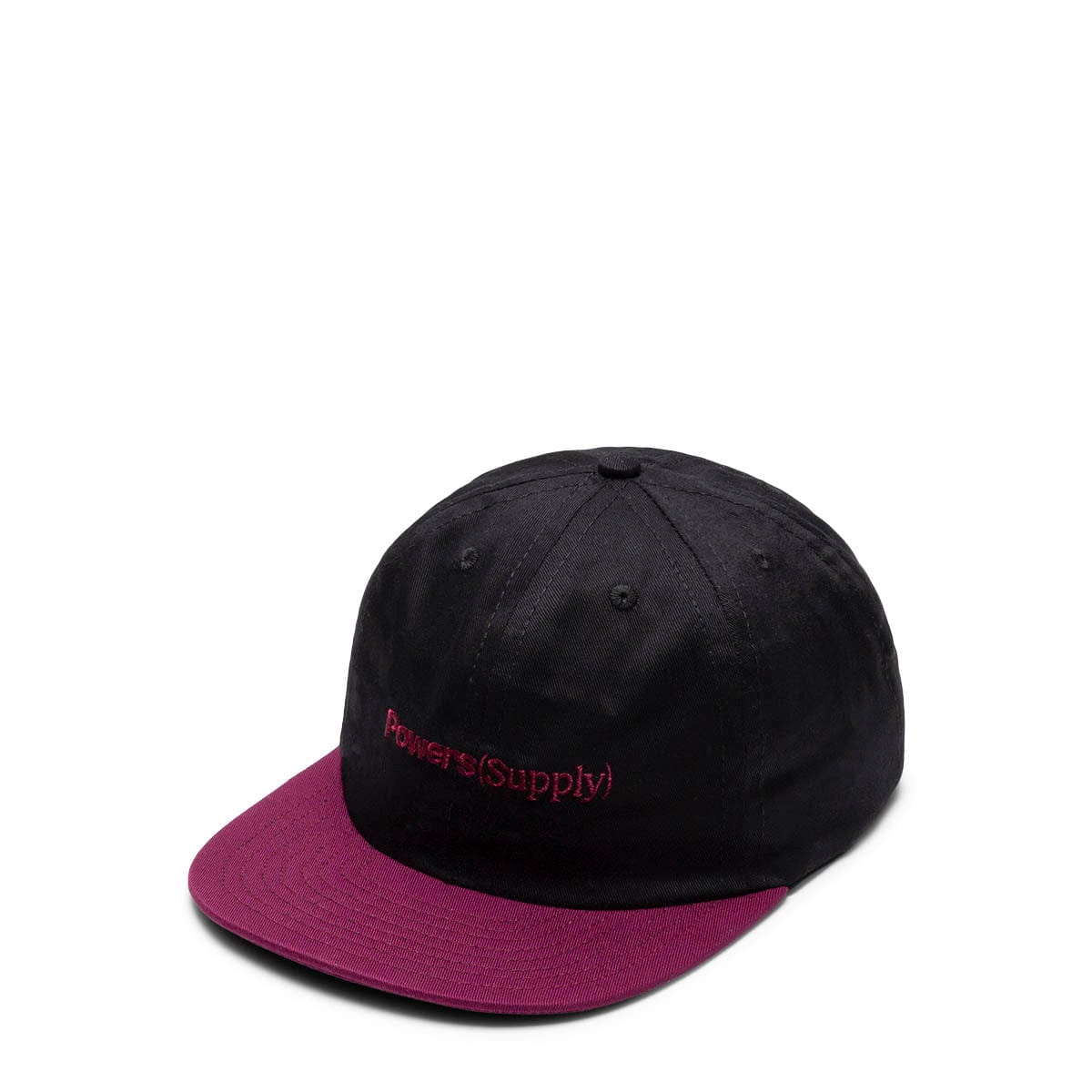 POWERS Headwear PLUM / O/S NEW LOGO 6-PANEL CAP