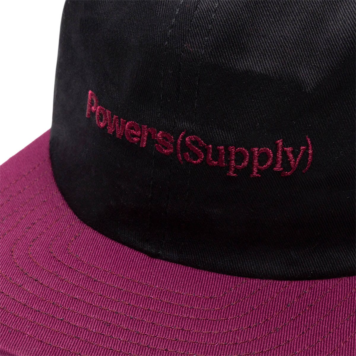 POWERS Headwear PLUM / O/S NEW LOGO 6-PANEL CAP