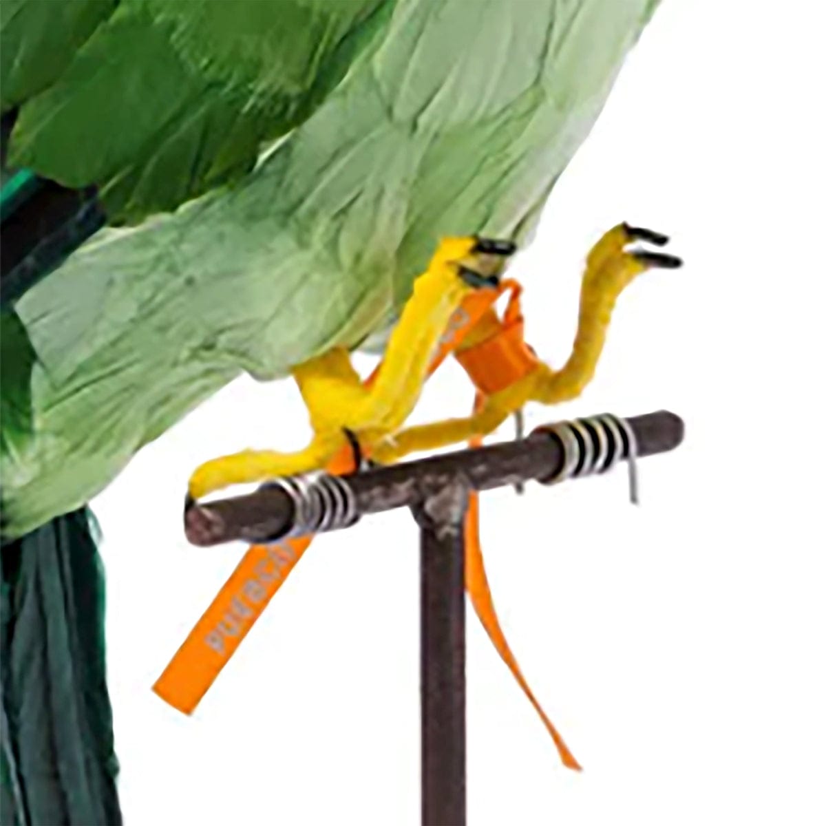 PUEBCO Odds & Ends GREEN PARROT / O/S ARTIFICIAL BIRDS: GREEN PARROT