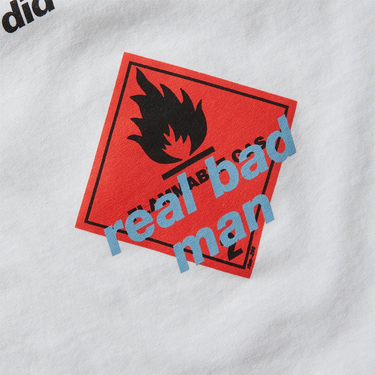 Real Bad Man T-Shirts FLAMMABLE GAS L/S TEE