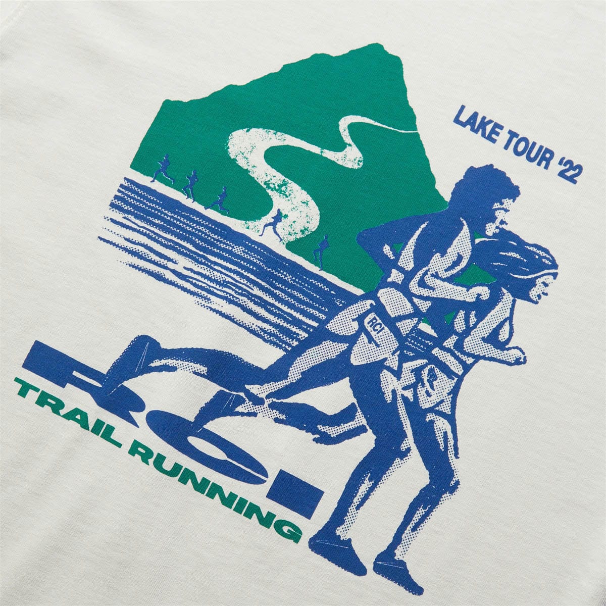 t-shirt running homme kenny blanche
