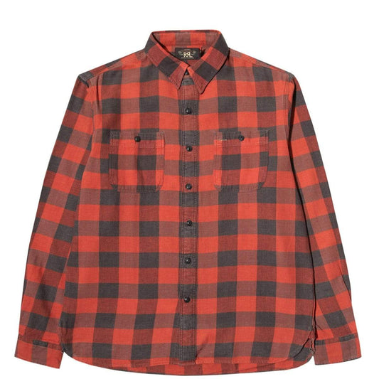 RRL Shirts FARRELL PLAID TWILL WORKSHIRT