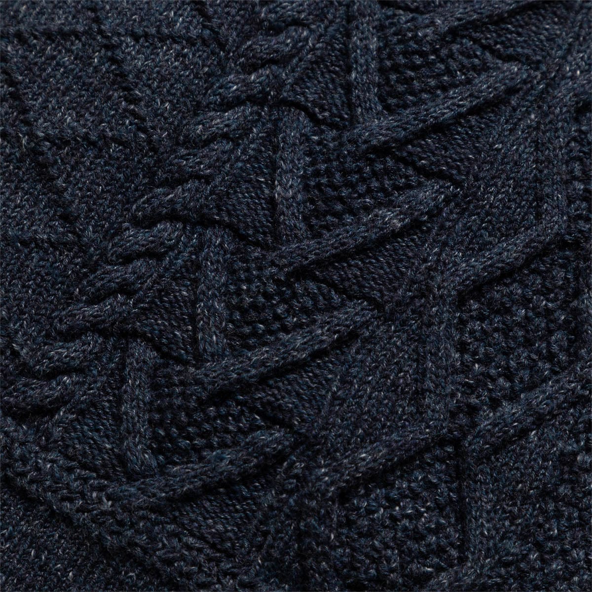 RRL Knitwear CABLE-KNIT SHAWL-COLLAR CARDIGAN