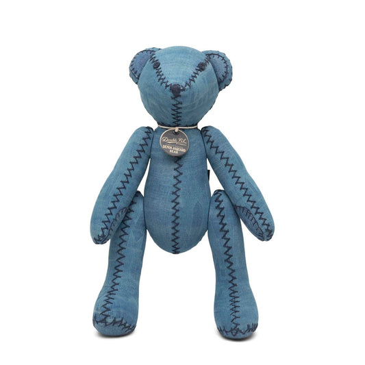 RRL Odds & Ends INDIGO / O/S FAIRLEE DENIM JACQUARD TEDDY BEAR