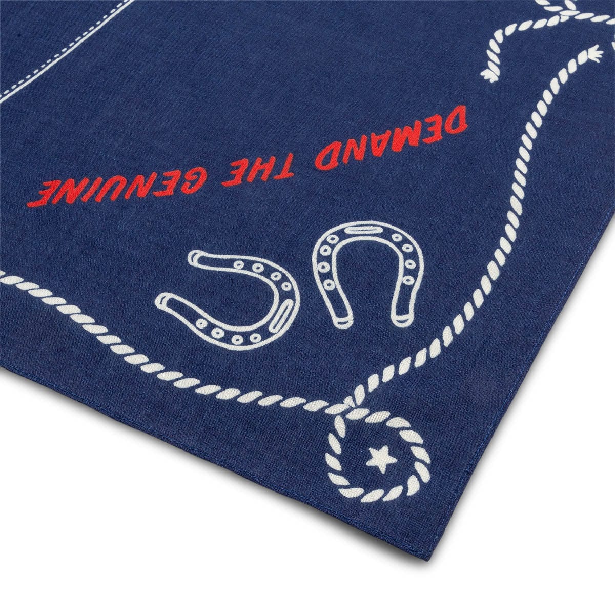 RRL Scarves & Gloves INDIGO/CREAM/RED / O/S FINEST PAIR BANDANA