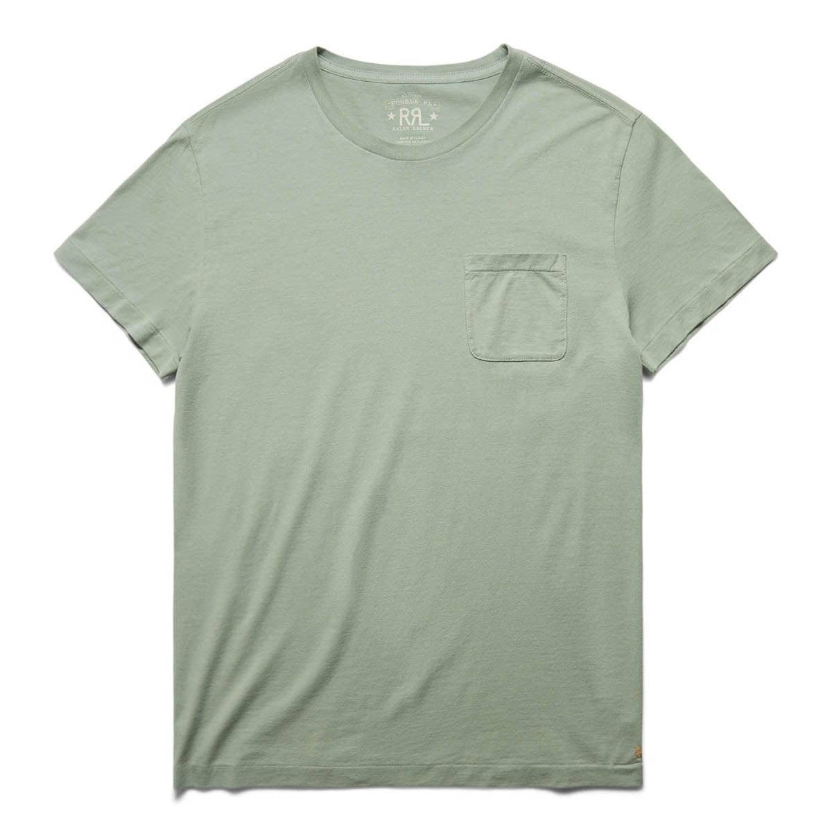 RRL T-Shirts GARMENT-DYED CREWNECK T-SHIRT W/ POCKET