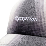 Reception Headwear BLACK PLAID / O/S 6 PANEL CAP OMBRE COTTON FLANNEL