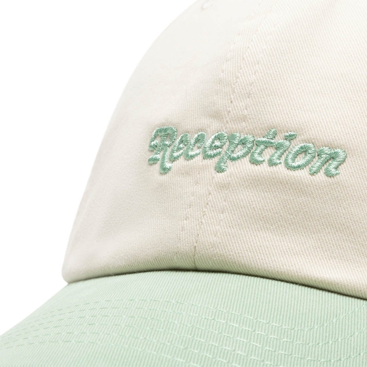 Reception Headwear WHITE BONE/SMOKE GREEN / O/S CLASSIC LOGO 6 PANEL HAT