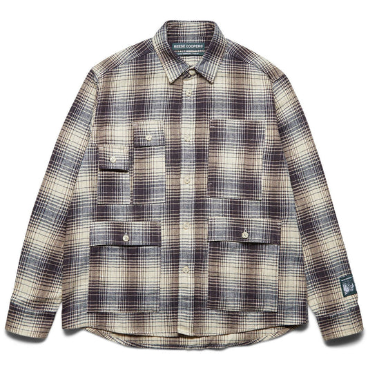 Reese Cooper Shirts CARGO POCKET FLANNEL SHIRT