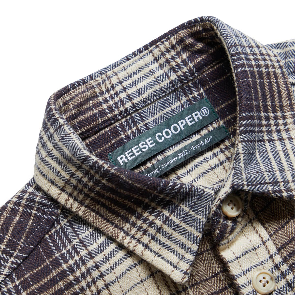 Reese Cooper Shirts CARGO POCKET FLANNEL SHIRT