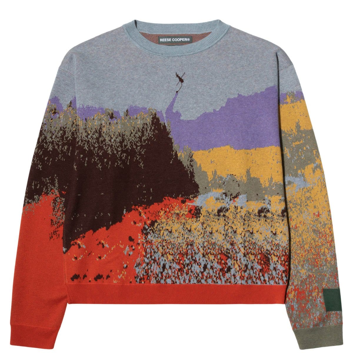 Reese Cooper Knitwear WESTERN WILDFIRES JACQUARD KNIT SWEATER