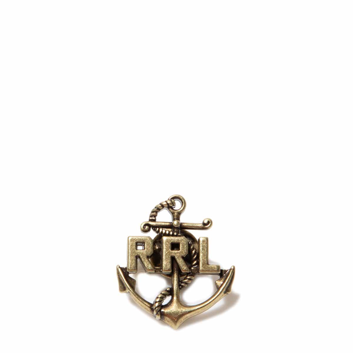 RRL Bags & Accessories VINTAGE BRASS / ENAMEL / O/S ANCHOR PIN