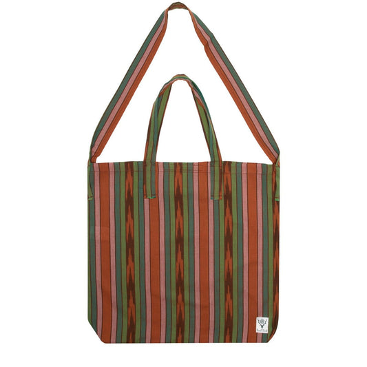 South2 West8 Bags & Accessories BRN/GRN/PNK / O/S GROCERY BAG