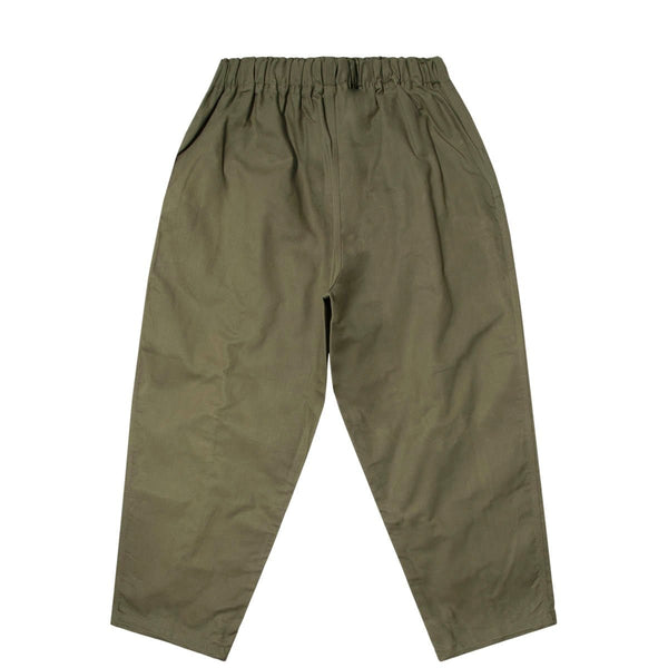 BELTED C.S. PANT - OXFORD / PARAFFIN COATING Olive – Bodega