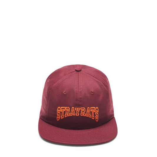 Stray Rats Headwear BURGUNDY / O/S COLLEGE ARCH SNAPBACK HAT