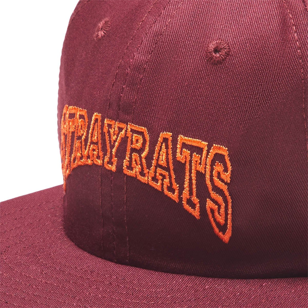 Stray Rats Headwear BURGUNDY / O/S COLLEGE ARCH SNAPBACK HAT