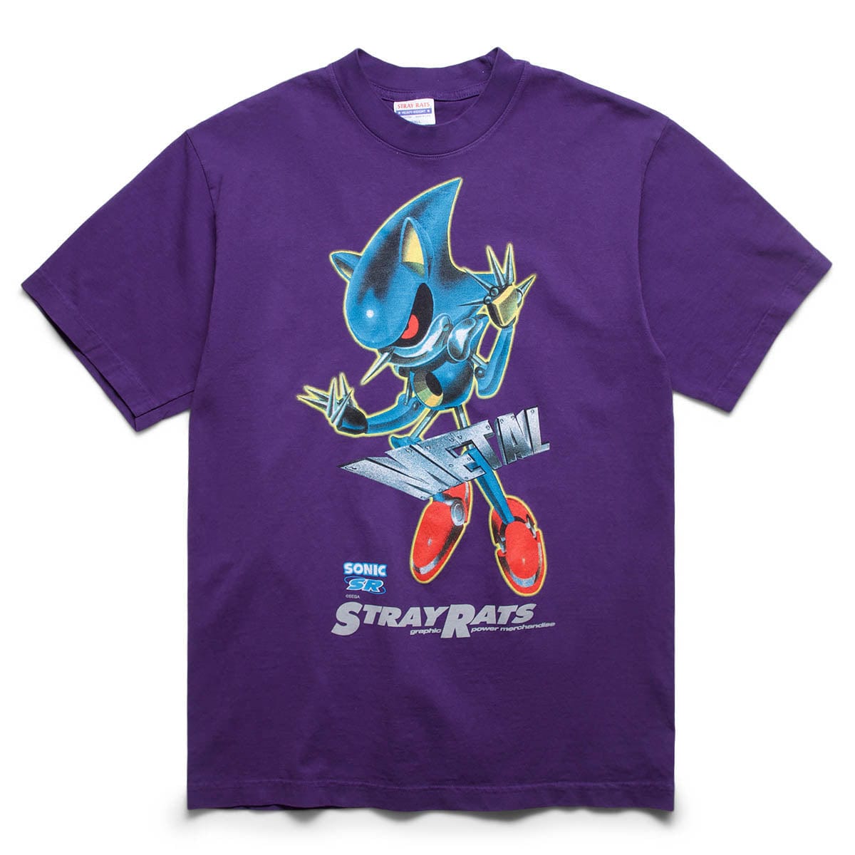 Stray Rats T-Shirts X SONIC THE HEDGEHOG METAL SONIC TEE