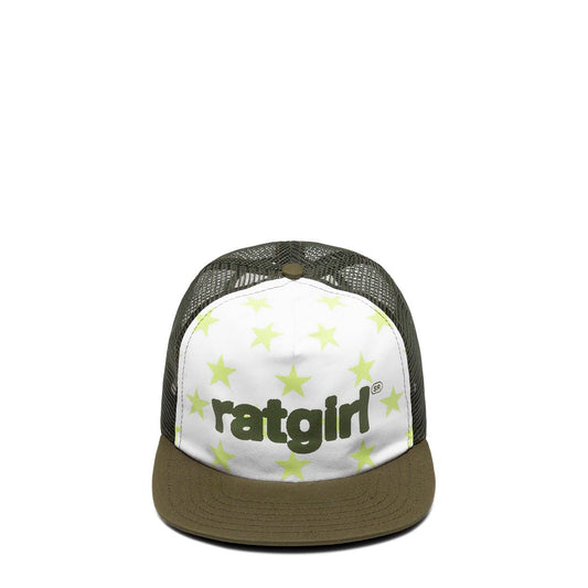 Stray Rats Headwear BROWN / O/S RATGIRL STAR TRUCKER HAT