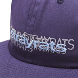 Stray Rats Headwear NAVY / O/S REPEAT LOGO SNAPBACK HAT