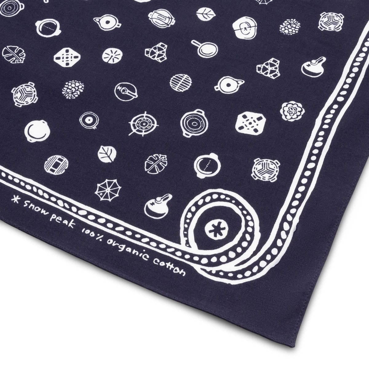 Snow Peak Scarves & Gloves NAVY / O/S OG COTTON SP DOT BANDANA