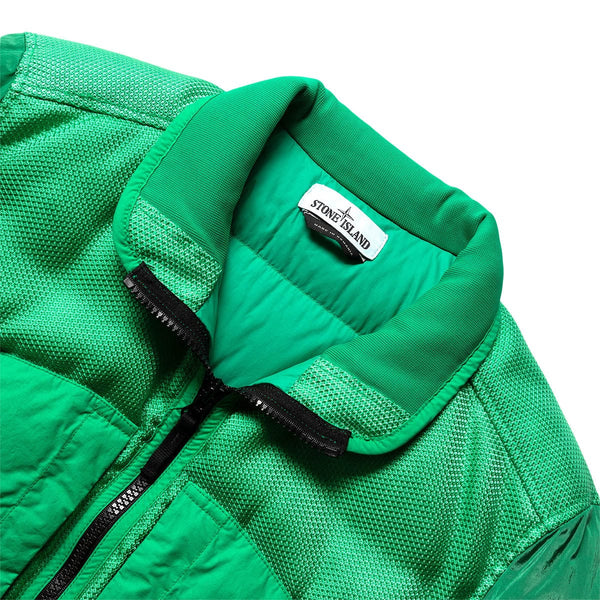Quilted Down Jacket in Green - Stone Island