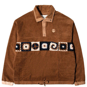 POLITE PULLOVER Bark Brown Corduroy – Bodega