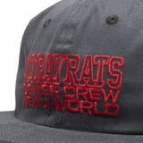 Stray Rats Headwear CHARCOAL / O/S NEW WORLD HAT