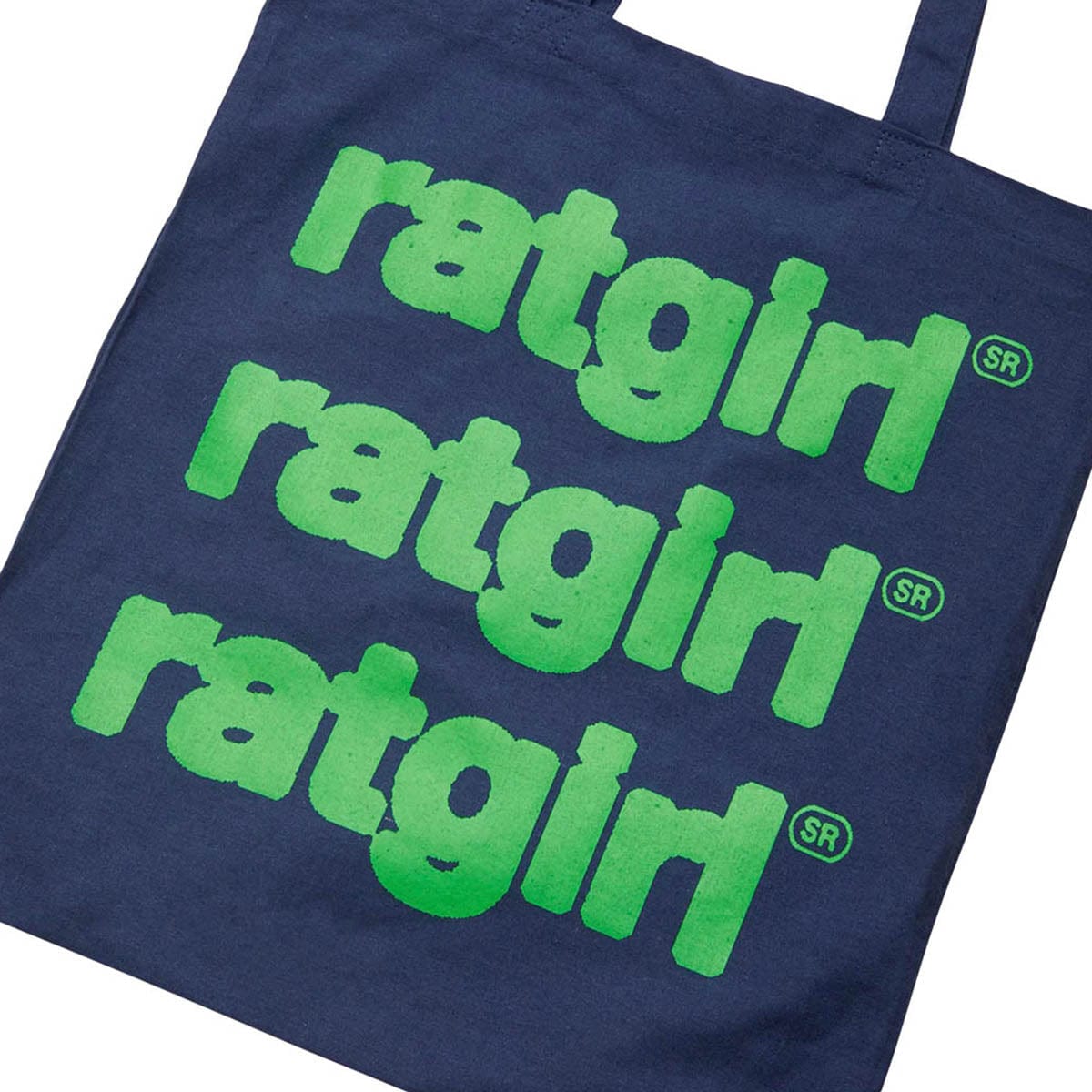 Stray Rats Accessories - Bags NAVY / O/S RATGIRL REPEAT TOTE BAG