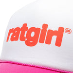 Load image into Gallery viewer, Stray Rats Headwear PINK / O/S RATGIRL TRUCKER HAT
