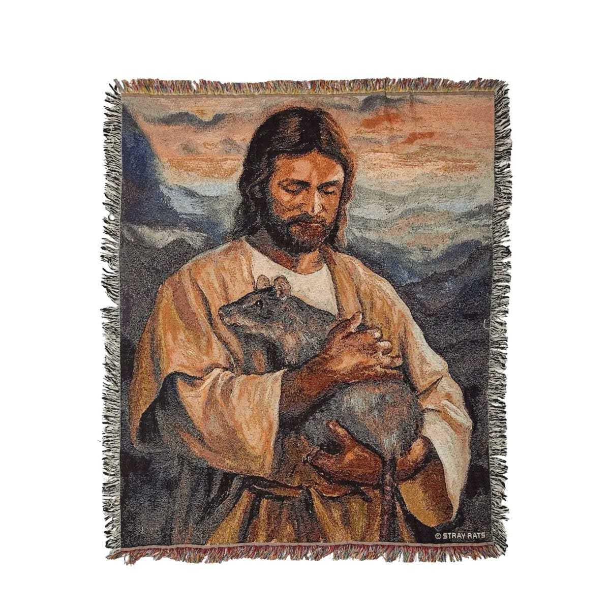 Stray Rats Accessories - Hard Accessories - Miscellaneous MULTI / O/S RAT OF GOD TAPESTRY