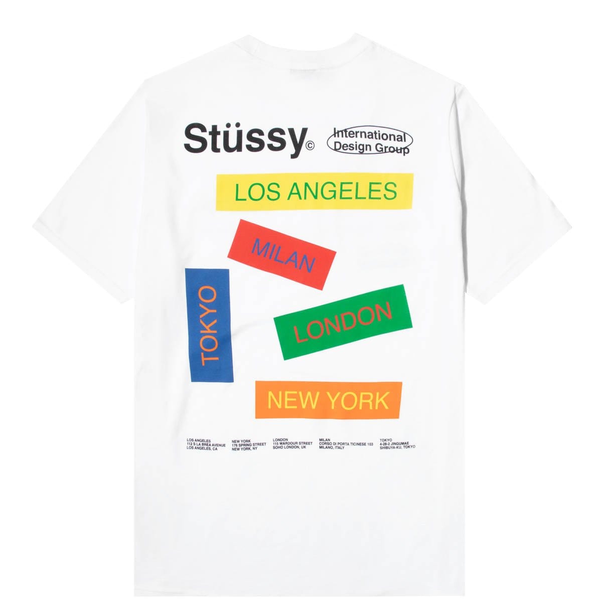 Stüssy T-Shirts CITY BANNERS TEE
