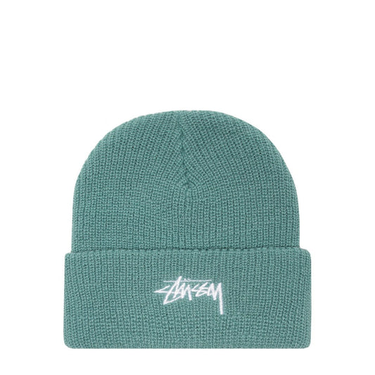 Stüssy Headwear GREEN / O/S STOCK CUFF BEANIE