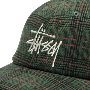 Stüssy Brown Wool Plaid Flap Cap Stussy