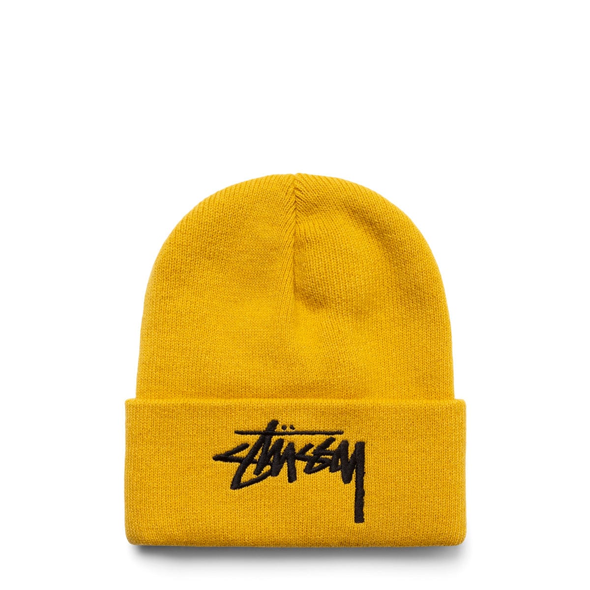 Stüssy Headwear MUSTARD / O/S BIG STOCK CUFF BEANIE