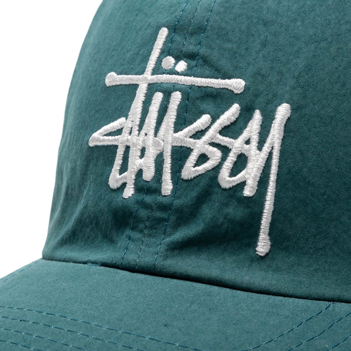 Stüssy Headwear DARK TEAL / O/S BIO WASHED BIG LOGO LOW PRO