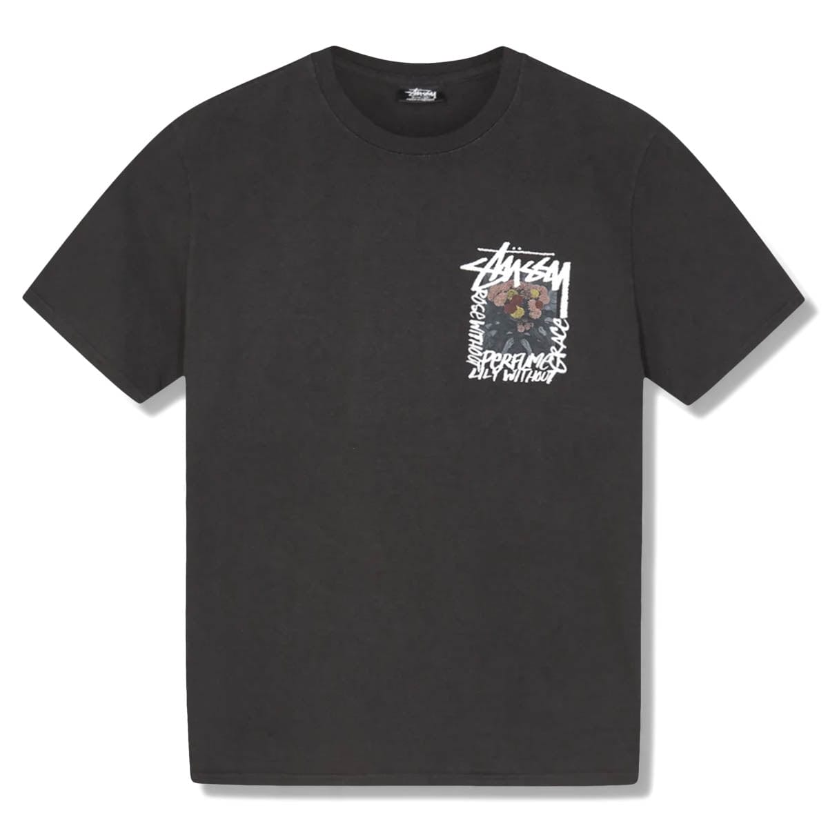 Stüssy T-Shirts CAMELLIAS PIG. DYED TEE