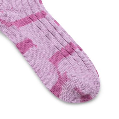Stüssy Socks LAVENDER / 8-13 DYED STRIPE RIBBED CREW SOCKS