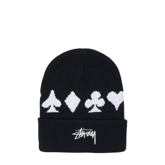 Stüssy Headwear BLACK / O/S FULL SUIT JACQUARD CUFF BEANIE