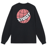 Stüssy T-Shirts GLOBAL PEACE PIG. DYED LS TEE